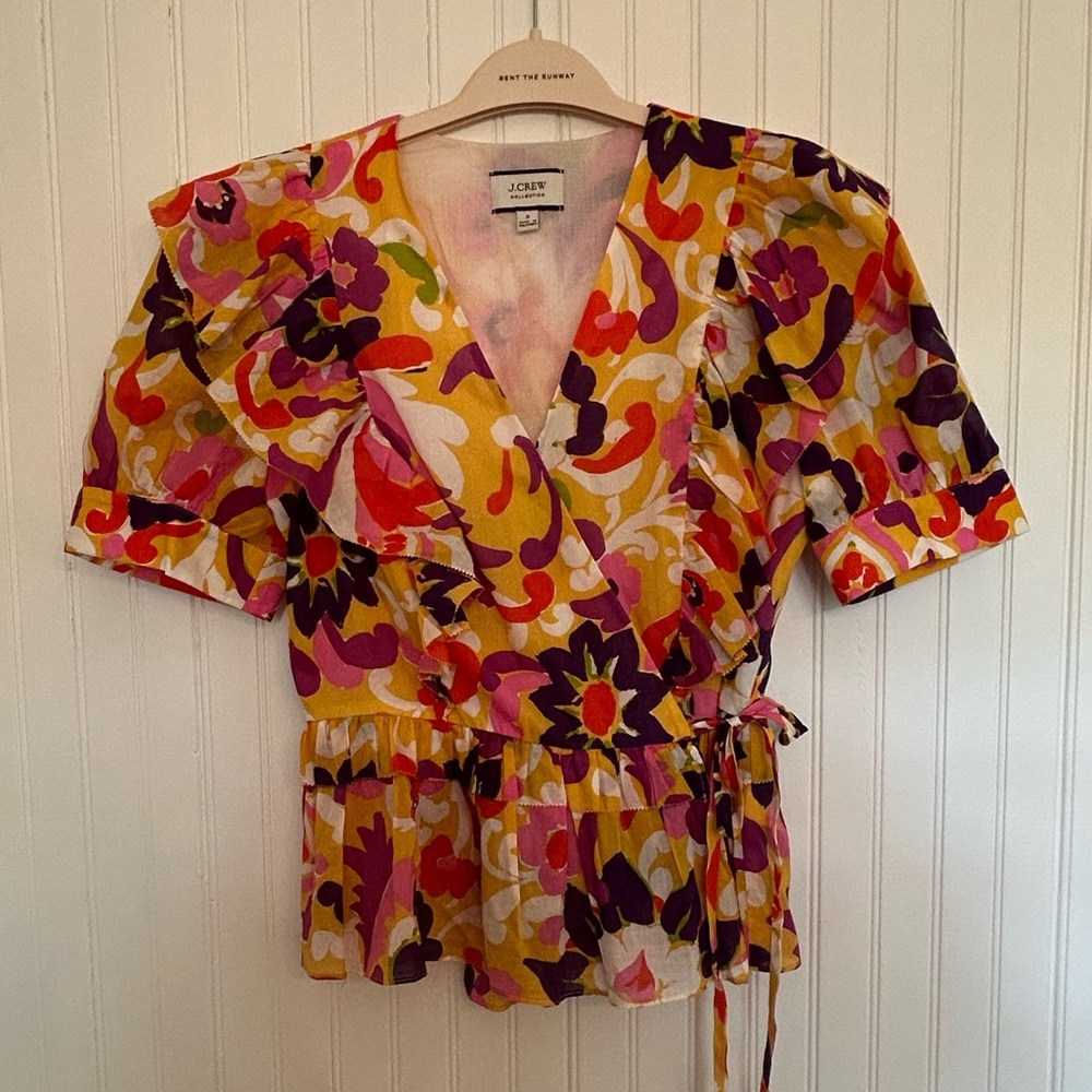J.Crew Floral Top